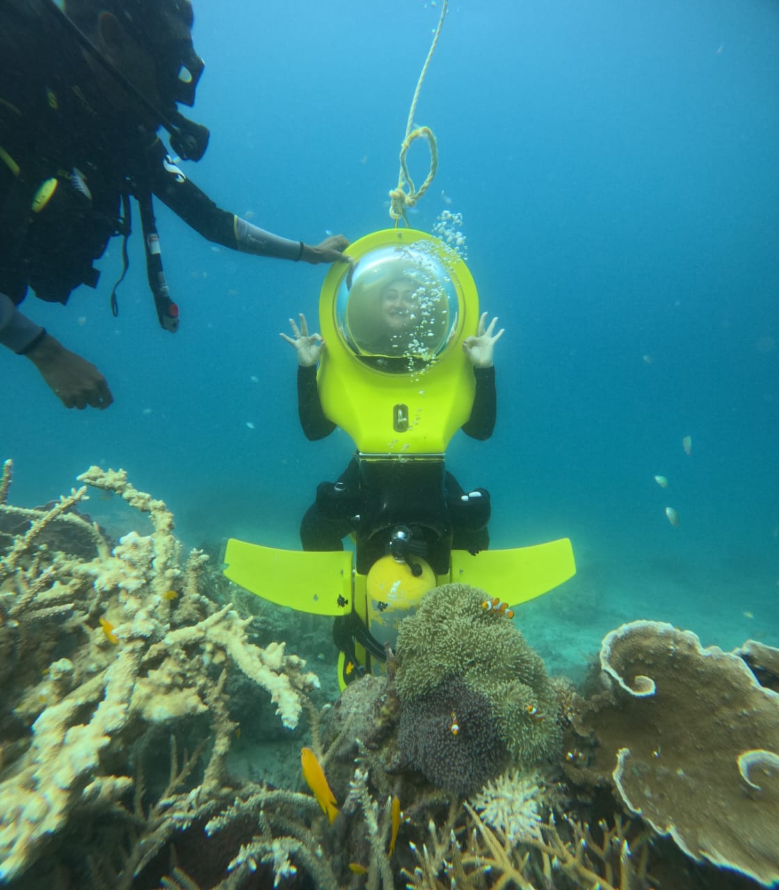 Submersible Scooter at Elephant Beach