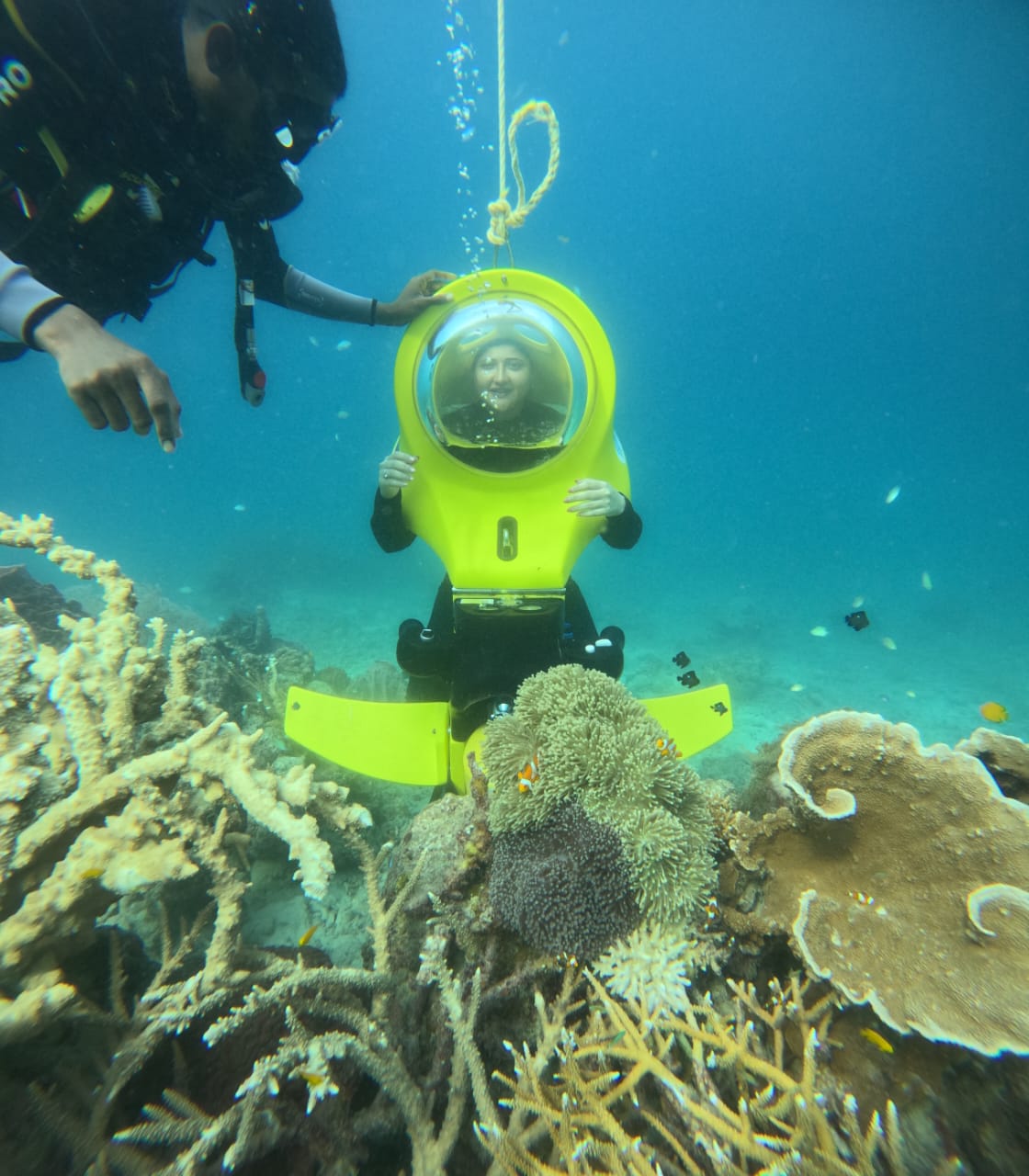 Submersible Scooter at Elephant Beach