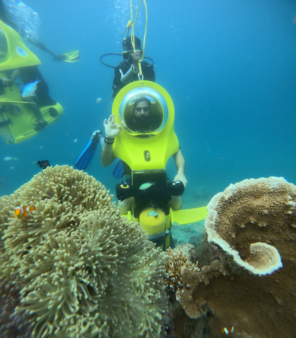 Submersible Scooter at Elephant Beach