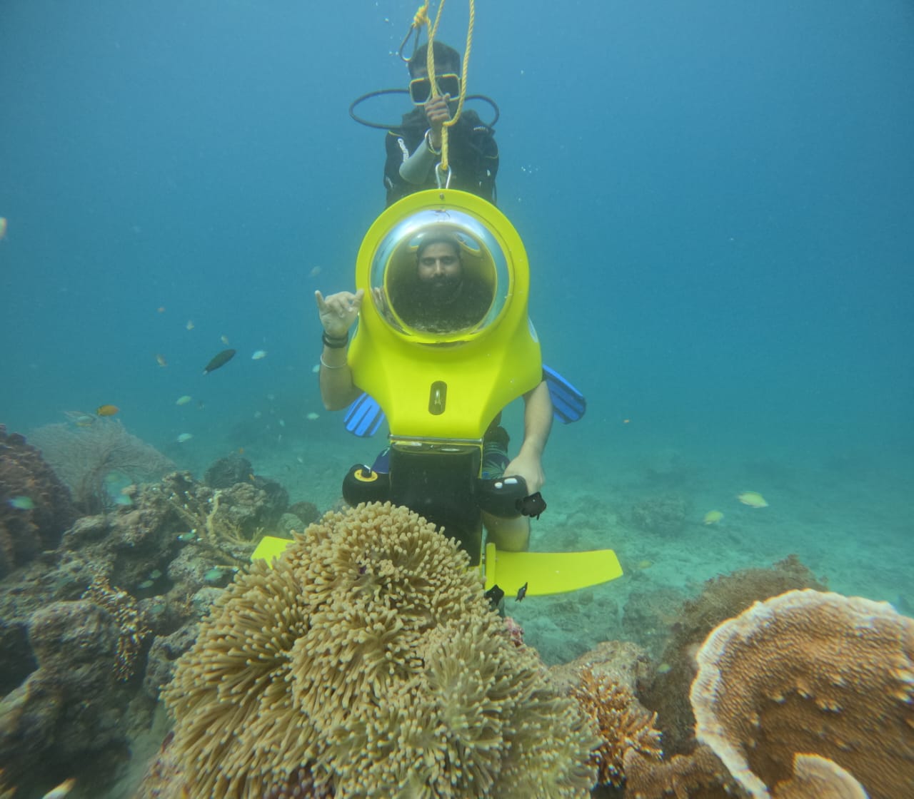 Submersible Scooter at Elephant Beach