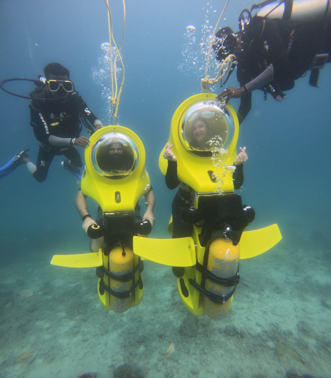 Submersible Scooter at Elephant Beach