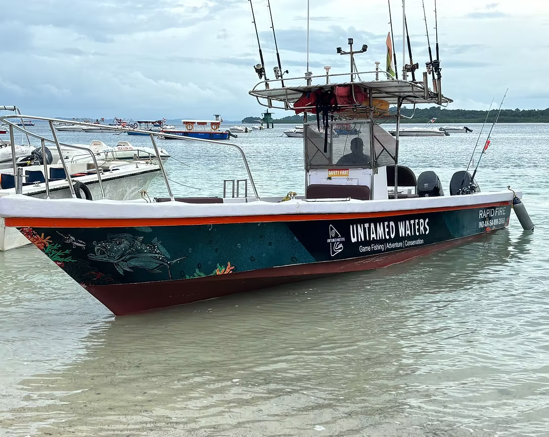 Havelock to/fro PortBlair Full Boat Rental (Open Boat - RapidFire)